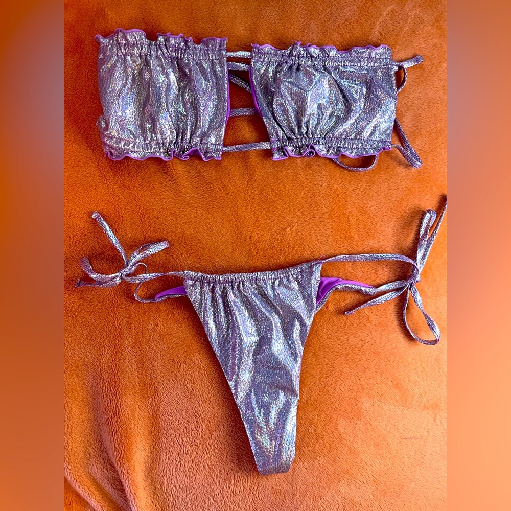 Sexy bandeau thong swim suit